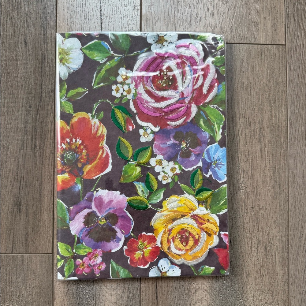 Floral Hardcover Notebook - Multicolor Bloom Cover